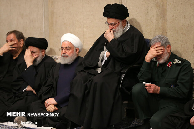 مراسم بزرگداشت شهید قاسم سلیمانی با حضور رهبر انقلاب برگزار شد