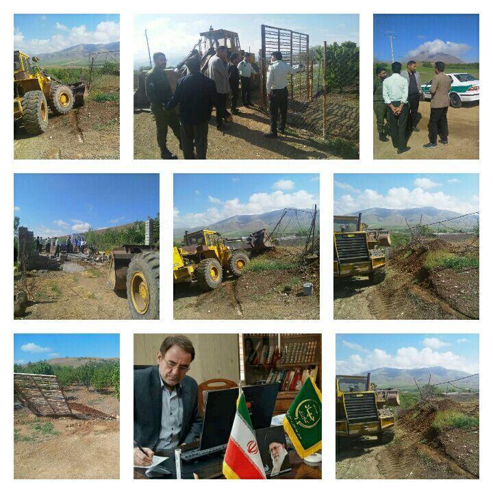 اجرای حکم قلع و قمع 9 مورد ساخت و ساز غیر مجاز در سطح شهرستان صحنه 