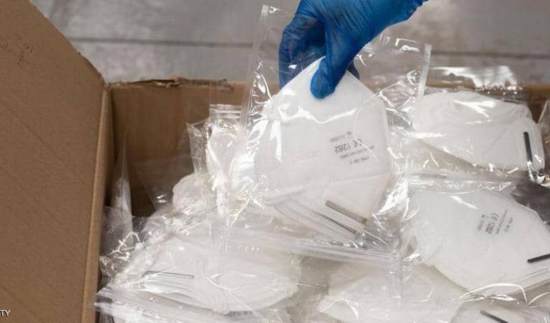 کشف 42 هزار عدد ماسک قاچاق در قصرشیرین