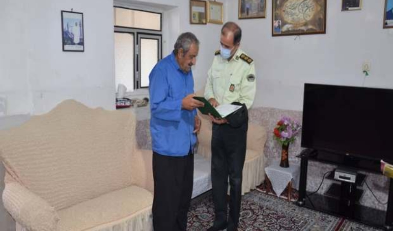  تجدید میثاق فرماندهی و پرسنل انتظامی اسلام آبادغرب با شهدا و جانبازان شهرستان