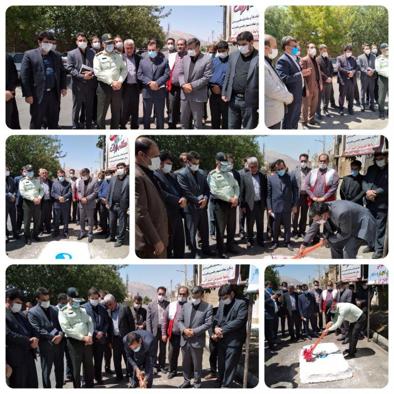 عملیات اجرایی ۲ پروژه آب و فاضلاب در شهرصحنه آغاز شد