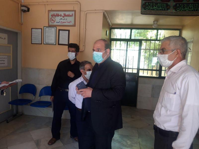 بازدید های مستمر بر اجرای پروتکل های بهداشتی ادارات کنگاور ادامه دارد