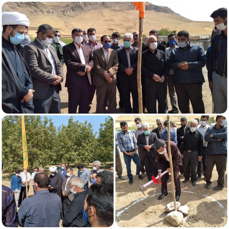  مسجد روستای احمد آباد مله ماس شهرستان صحنه کلنگ زنی شد