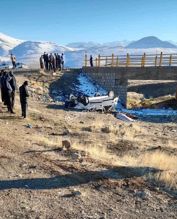 واژگونی خودرو پژو در بخش دینور 2 کشته بر جای گذاشت