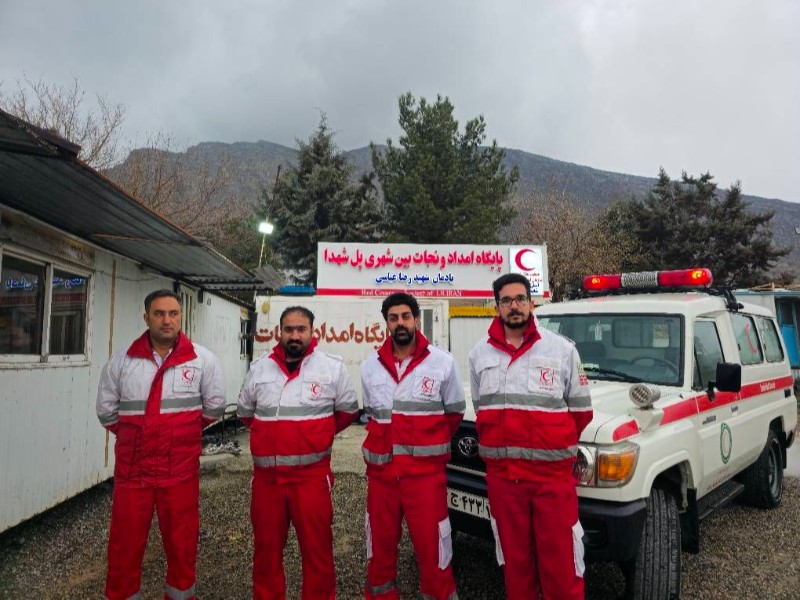 آماده‌باش نیروهای امدادی پایگاه امداد و نجات پل شهدا – شهرستان صحنه