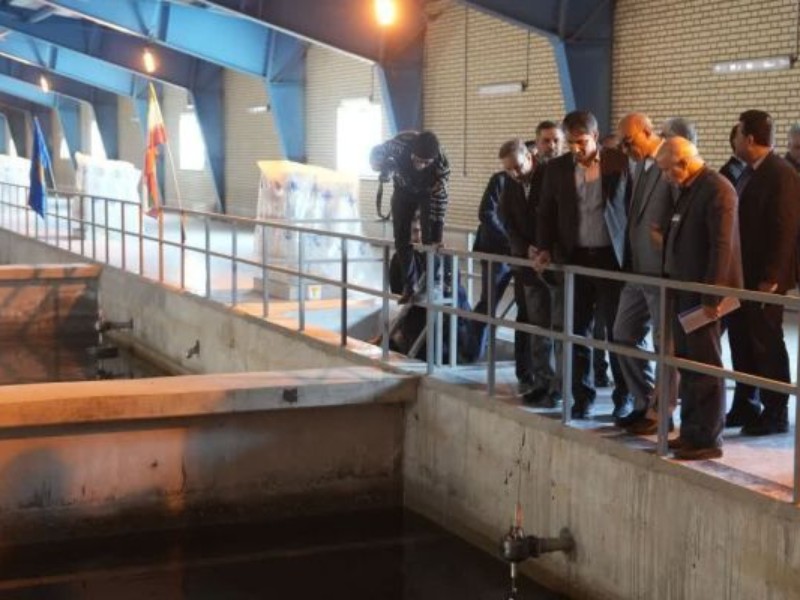 بهره‌برداری از تصفیه‌خانه غدیر در کرمانشاه