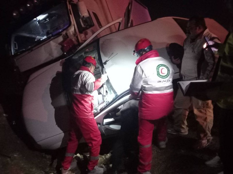 تصادف در محور صحنه حوالی روستای درویشان  با ۳ مصدوم 