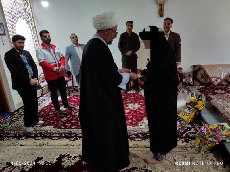 تفقد و دلجویی از خانواده های دارای بیماری خاص در صحنه