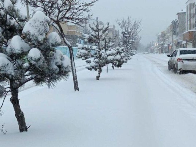 بارش برف در برخی نقاط کشور