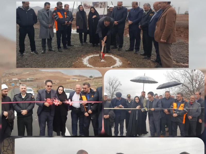 افتتاح و آغاز عملیات اجرایی پروژه‌های عمرانی و اقتصادی در دینور با حضور فرماندار صحنه   