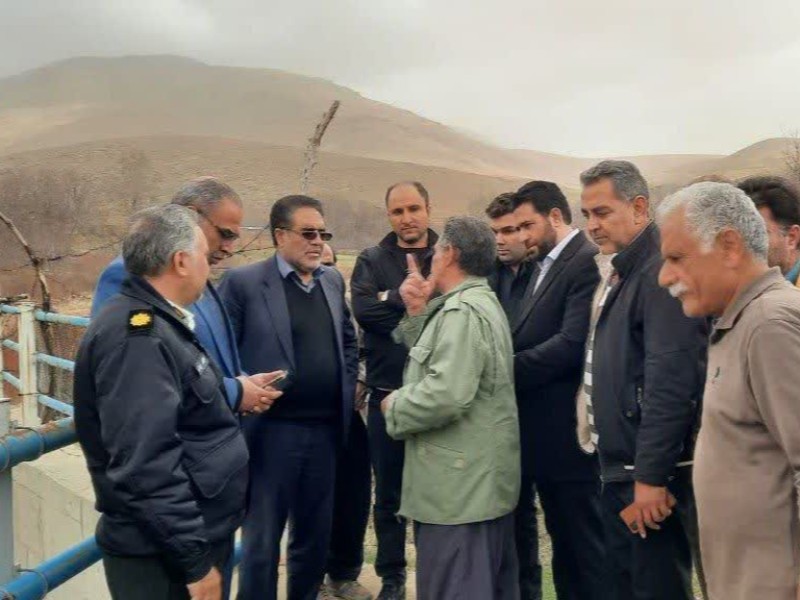 بازدید میدانی فرماندار از شبکه آبیاری سد جامیشان / تأکید بر تسریع در رفع مشکلات ۱۹ روستای حوزه آبریز بازدید میدانی فرماندار از شبکه آبیاری سد جامیشان / تأکید بر تسریع در رفع مشکلات ۱۹ روستای حوزه آبریز