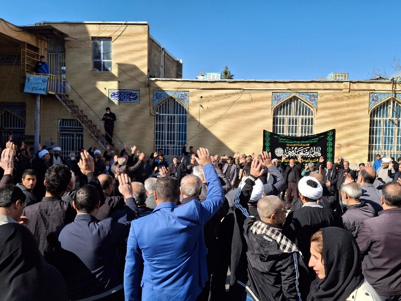 مراسم عزاداری شهادت حضرت زهرا(س) در صحنه