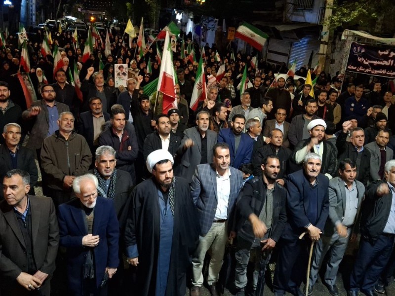 شکوه «قرار پنجاهم» در شهرستان صحنه؛ تجلی بیعت و حمایت مردمی