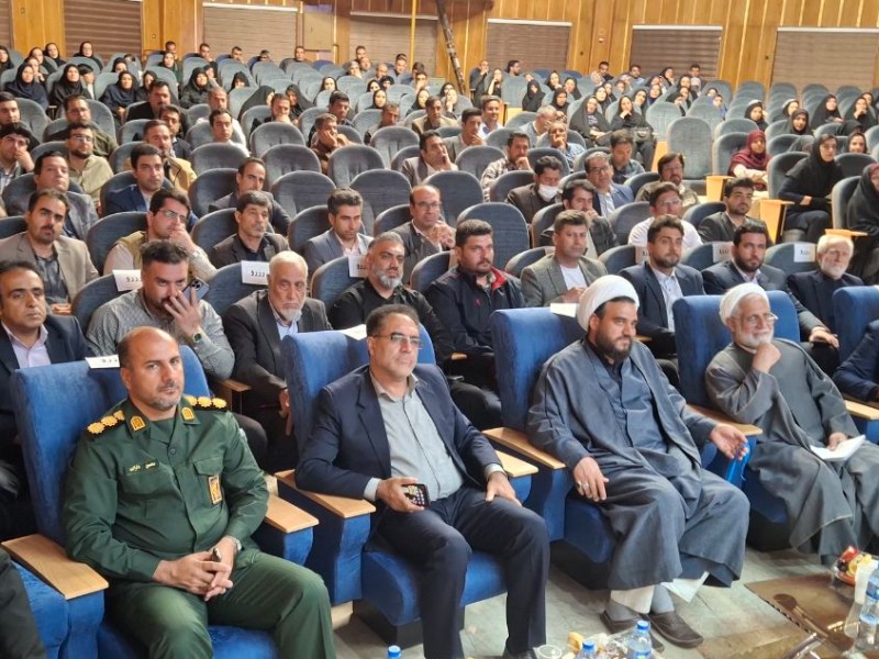 مراسم بزرگداشت روز معلم در شهرستان صحنه