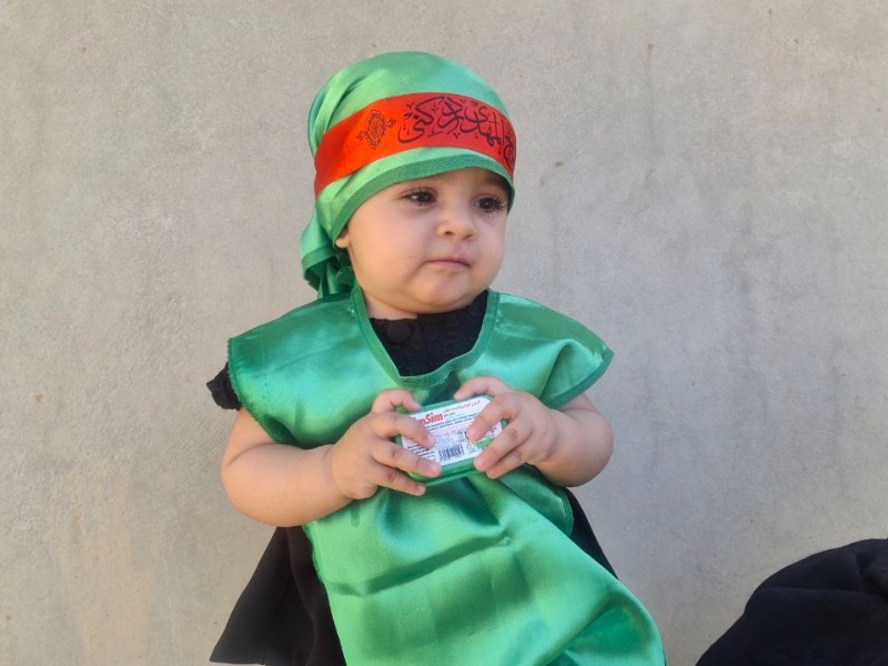 مراسم شیرخوارگان حسینی در صحنه   