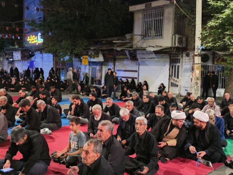 اجتماع صد و یازدهم مردمی و آیین عزاداری محرم در شهرستان صحنه
